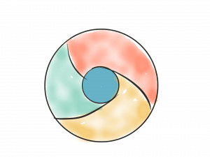 Illustration représentant le logo Google Chrome pour l'article du site Valknet qui est nommé : Google les nouveautés du mois de février